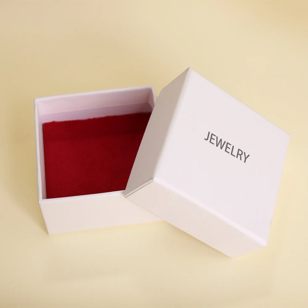 Custom Rigid Cardboard Lid and Base Box Logo Customized Gift Box with Foam Insert High Quality Package Box for Jewelry