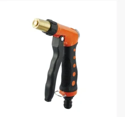 3-сторонний выход пуска металла сад водяной пистолет водяной садовый опрыскиватель металлический спрей шланг сопла пистолет для полива сада