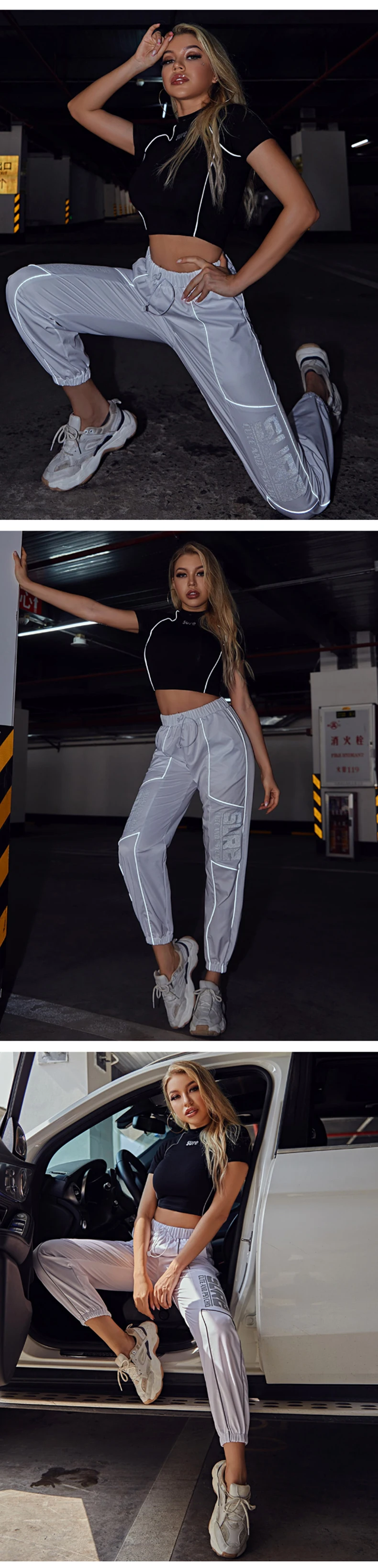 Factory direct hot sale model Summer short sleeves o-collar slim fit women Crop Top T-shirt