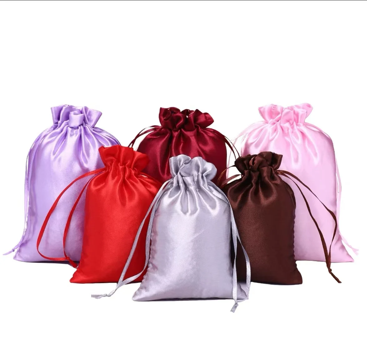 silk drawstring bag satin gift bags wholesale
