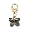 Er767 - Farfalla nera singola - 4,5*2,2 cm - 5 g