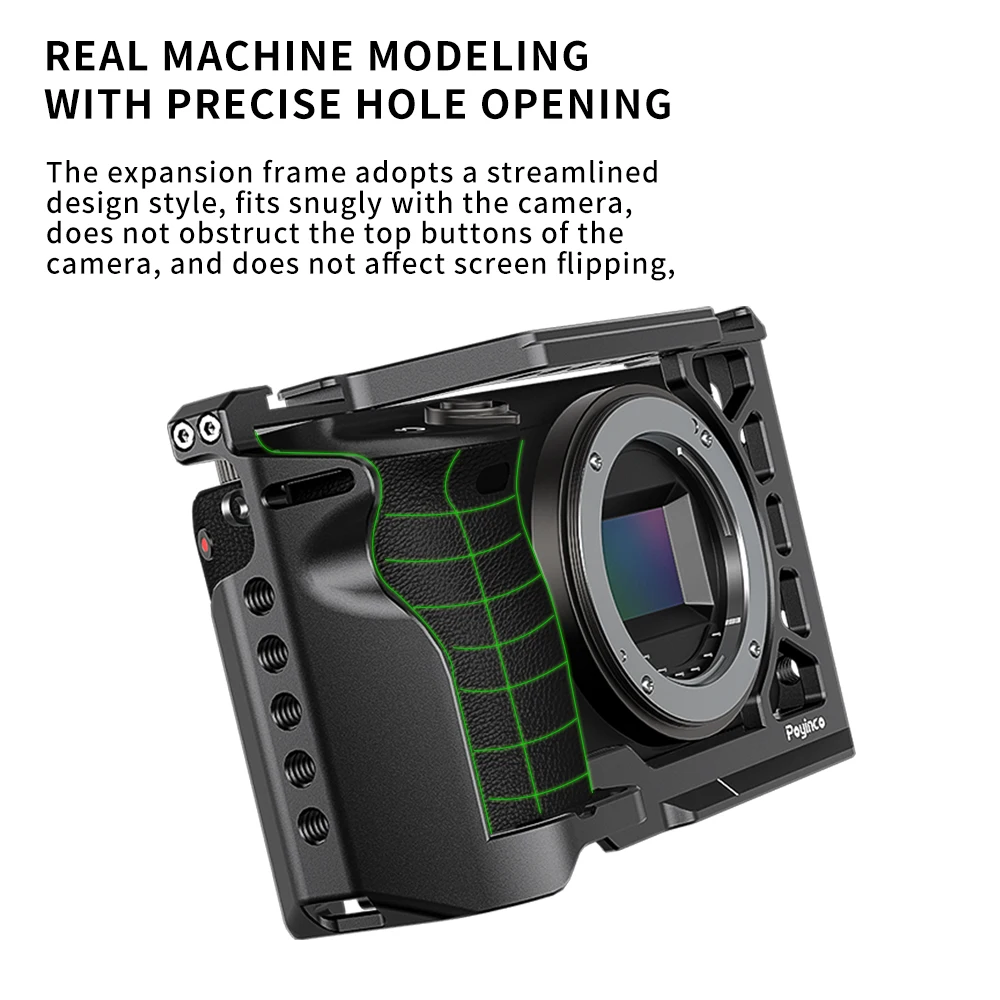 Stabilize Sony A6500, A6400, A6300, A6000 Cameras with Poyinco
