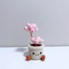 Producto terminado en una sola olla con carne de huevo de melocotón