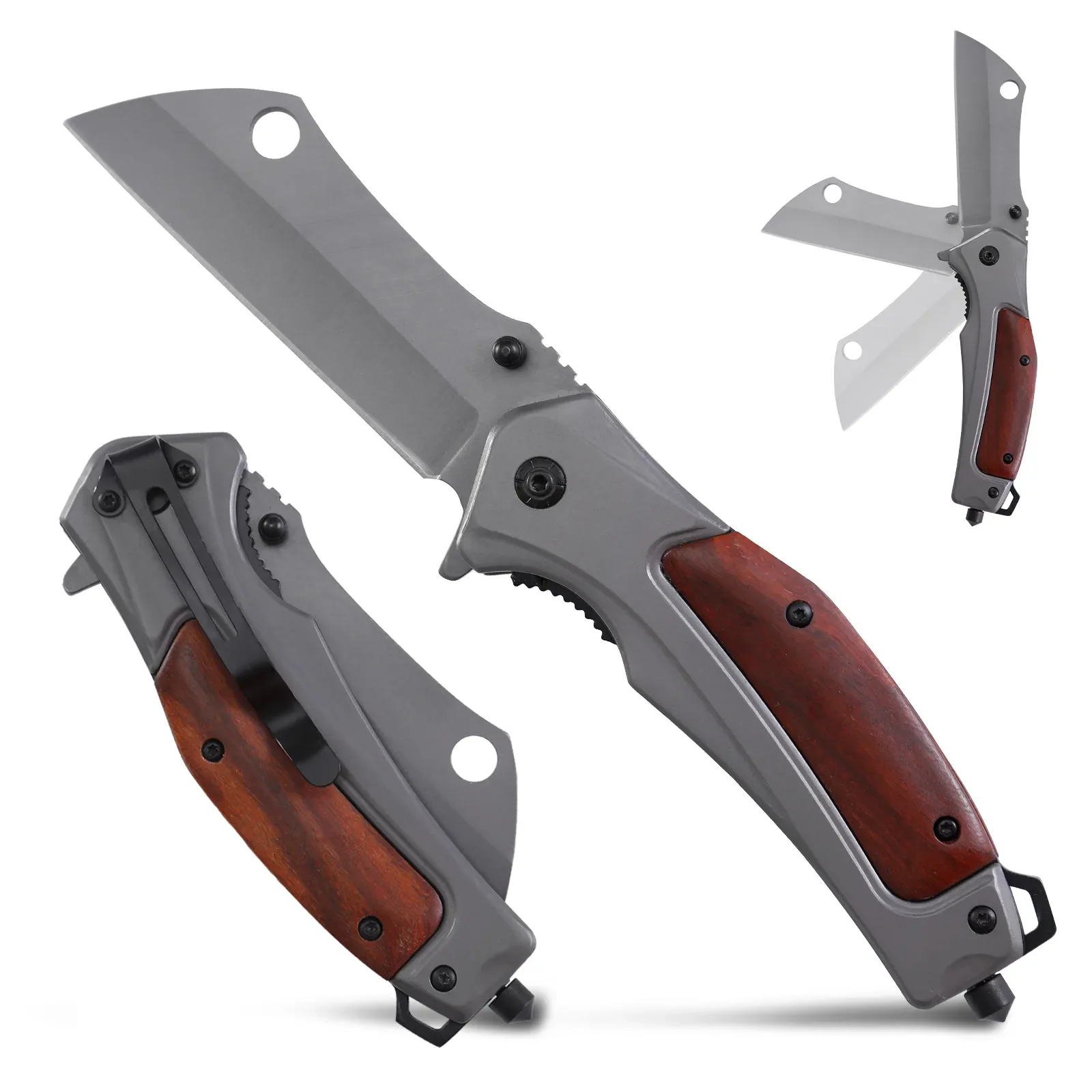 Professional Multi-purpose Outdoor Survival Tactical Folding Knife With 3Cr13 Steel For Camping_voghion.com