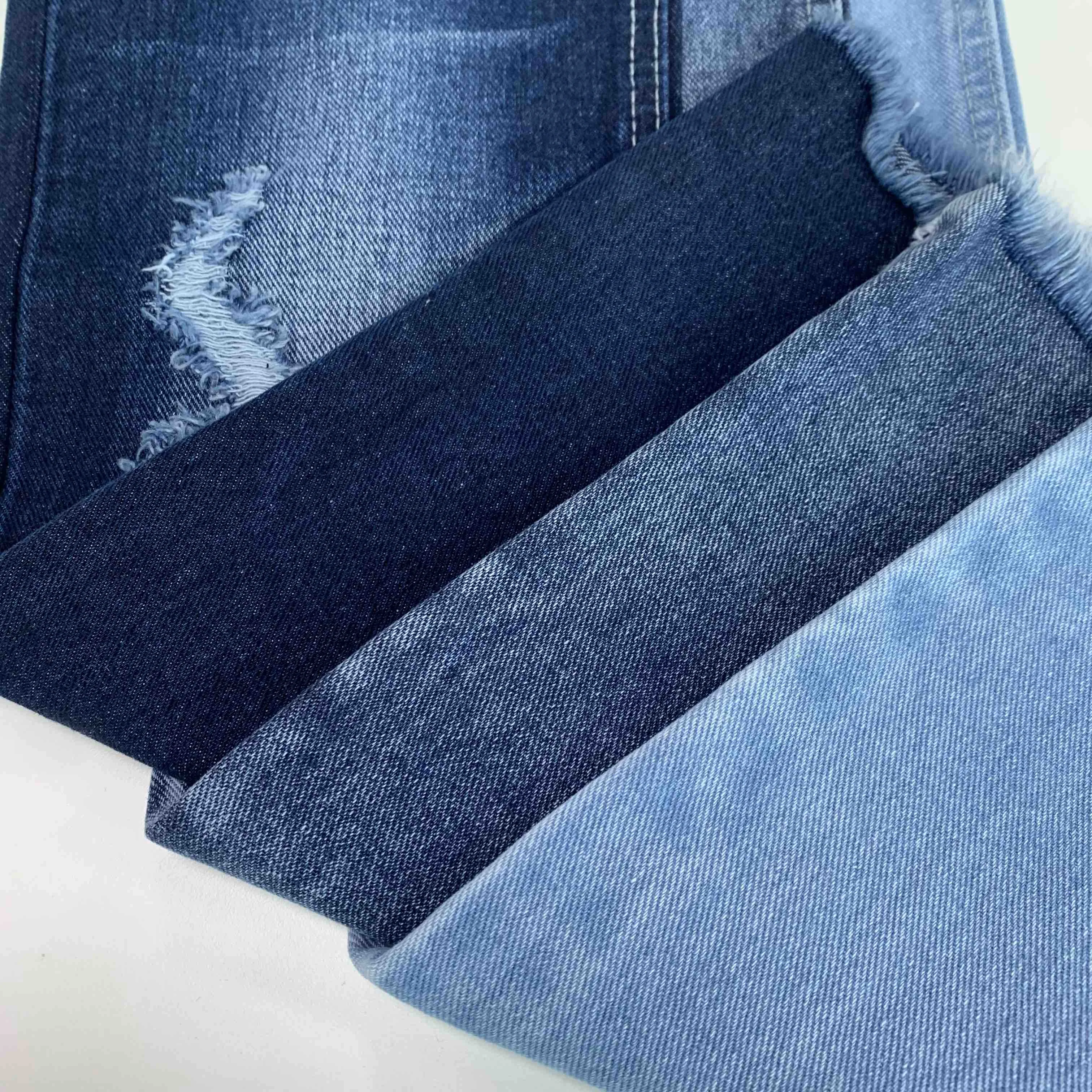 13.1oz Dark Blue Heavyweight Stock High Quality Stretch Flat