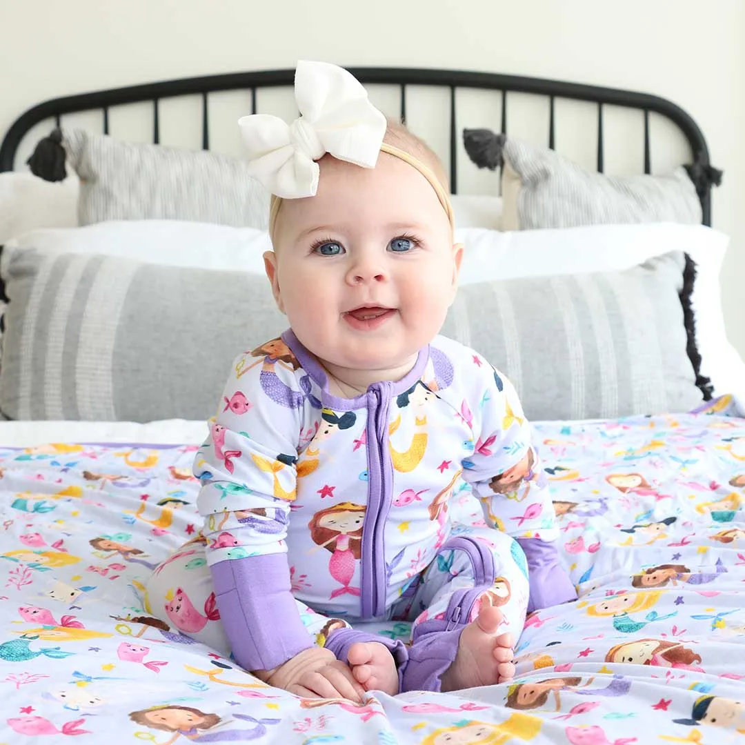 Colorful Organic Bamboo Cotton Long Sleeve Floral Printing Baby