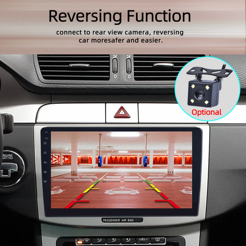Factory Cheap Price EQ FM Radio Mirror Link GPS Wifi SWC BT Android 10 MP5 2 Din 9 Inch Car MP5 Players