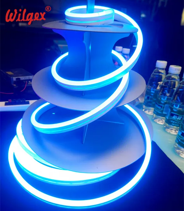 12V 24V Neon LED Flex Light - 6x12mm Ultra Thin Silicone Tube, Mono Color Strip Lights for DIY Home Bar Sign Decoration