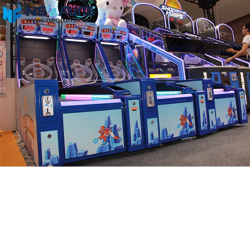 3 Players Coin Operated Game Machine Crazy Bowling Alley Roller Indoor Sport Arcade Games Machine