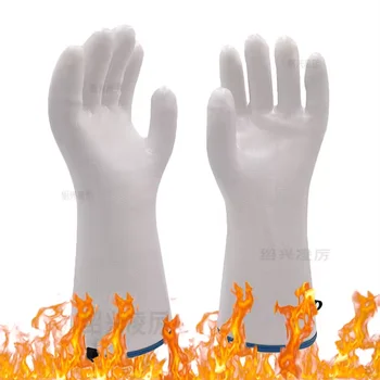 Custom Protection Liquid Silicone BBQ Gloves Heat Resistant Low Temperature Oven Safe Non-Slip Waterproof Work Liquid Nitrogen