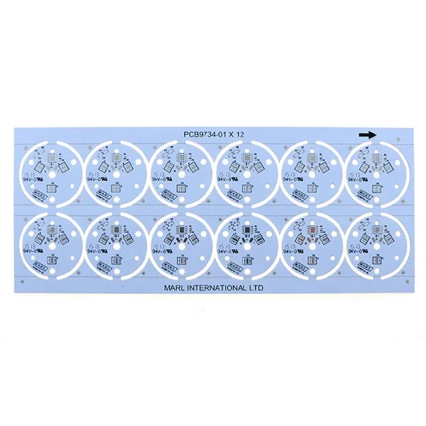 round smart led tv pcb circuit board power supply led grow light pcb factory amplifier audio driver pcb board for rgbw lighting