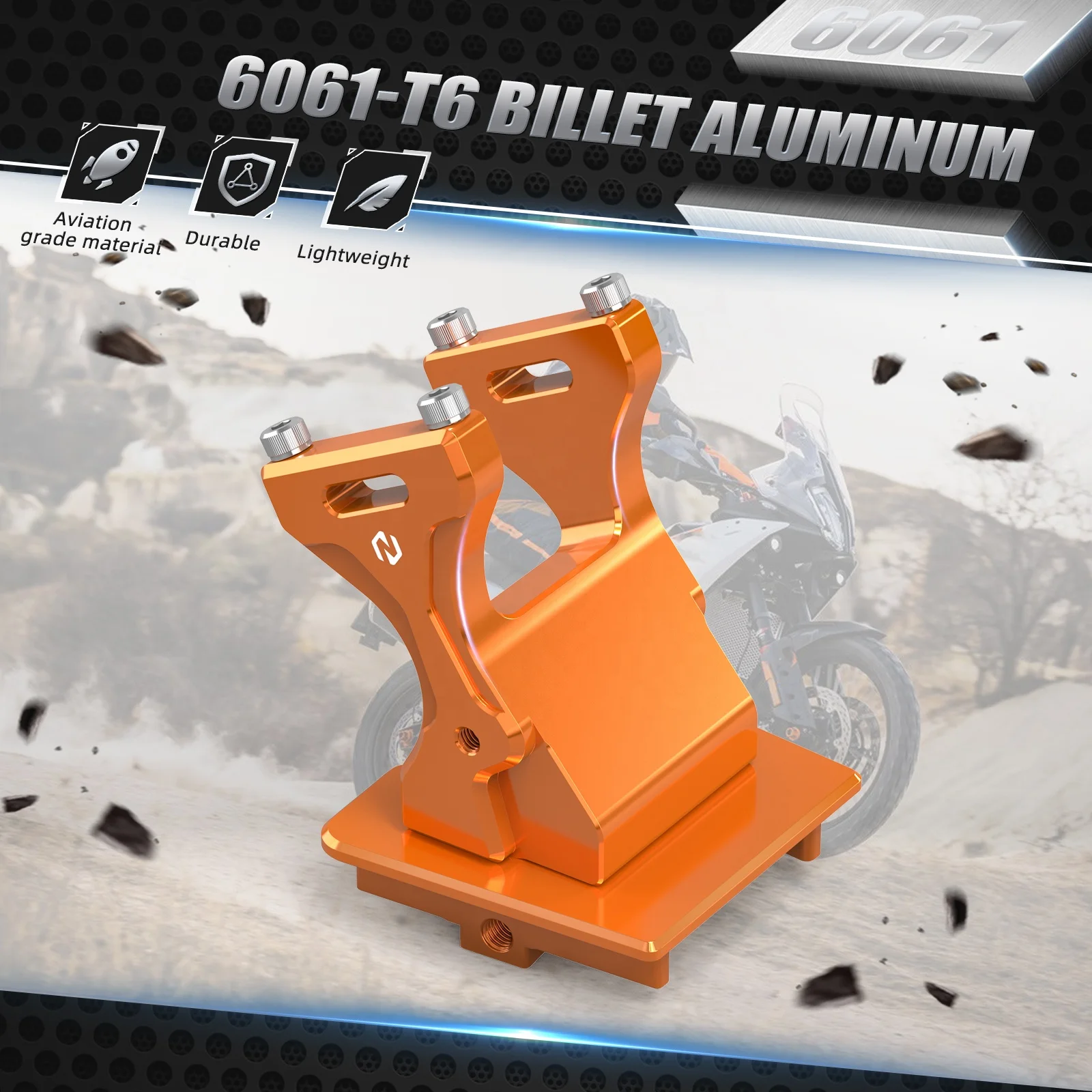 NiceCNC Aluminum GPS Mount for KTM 790 Adventure S Rally R 2019 2020 2021 2022 390 Adventure 2020 2021 2022 2023 2024 Motorcycle