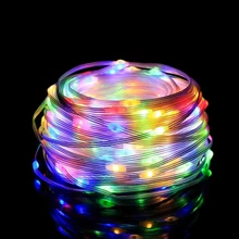 Fantasy color USB LED String Light Music APP Garland Leather Wire Fairy Light for Christmas Birthday Party Decoration Waterproof