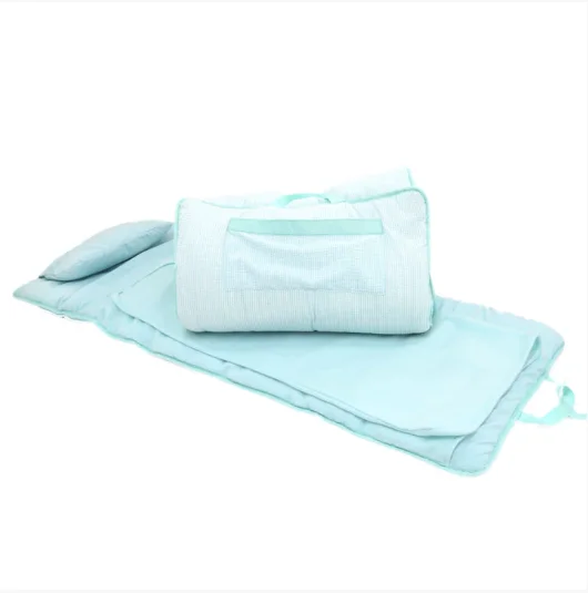 Wholesale Seersucker Nap Mat Seersucker Blanket Set New Design Toddler