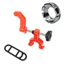 Orange-colored spoke wrench