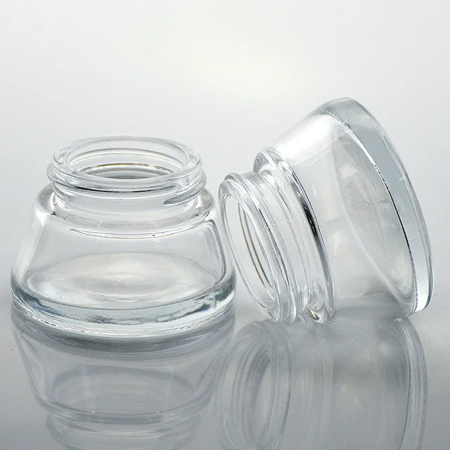 product high transparency cream bottle crown cap square pump lotion face mask packaging screen printing dropper sealing for skin care-3
