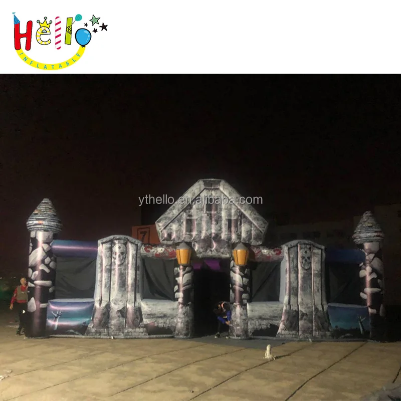 Customized Inflatable Halloween Zombie Tent Inflatable Haunted House ...