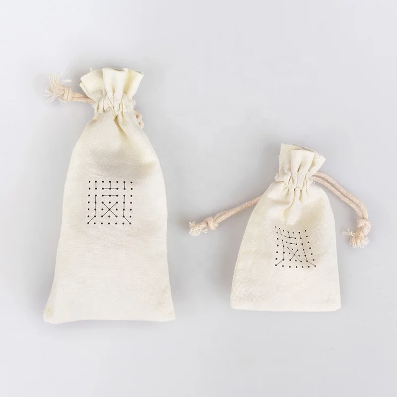The most popular custom jewelry eco packaging drawstring gift bag