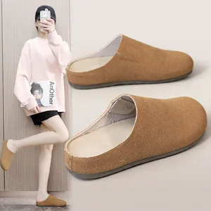 Women's Summer Party Casual Flats Trendy Garden Fashion Clogs Mules Custom Slides Shoes Women