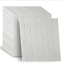 Polyethylene self-adhesive moisture-proof and anti-collision PVC self-adhesive brick pattern wallpaper wall sticker