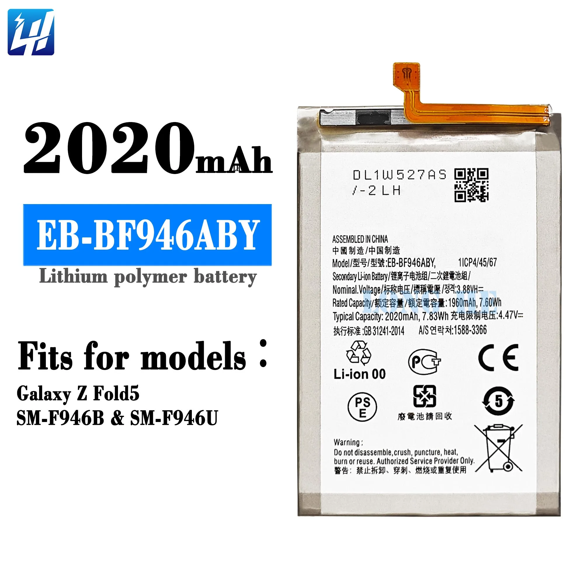 Replacement Mobile Battery EB-BF946ABY EB-BF947ABY for Samsung 