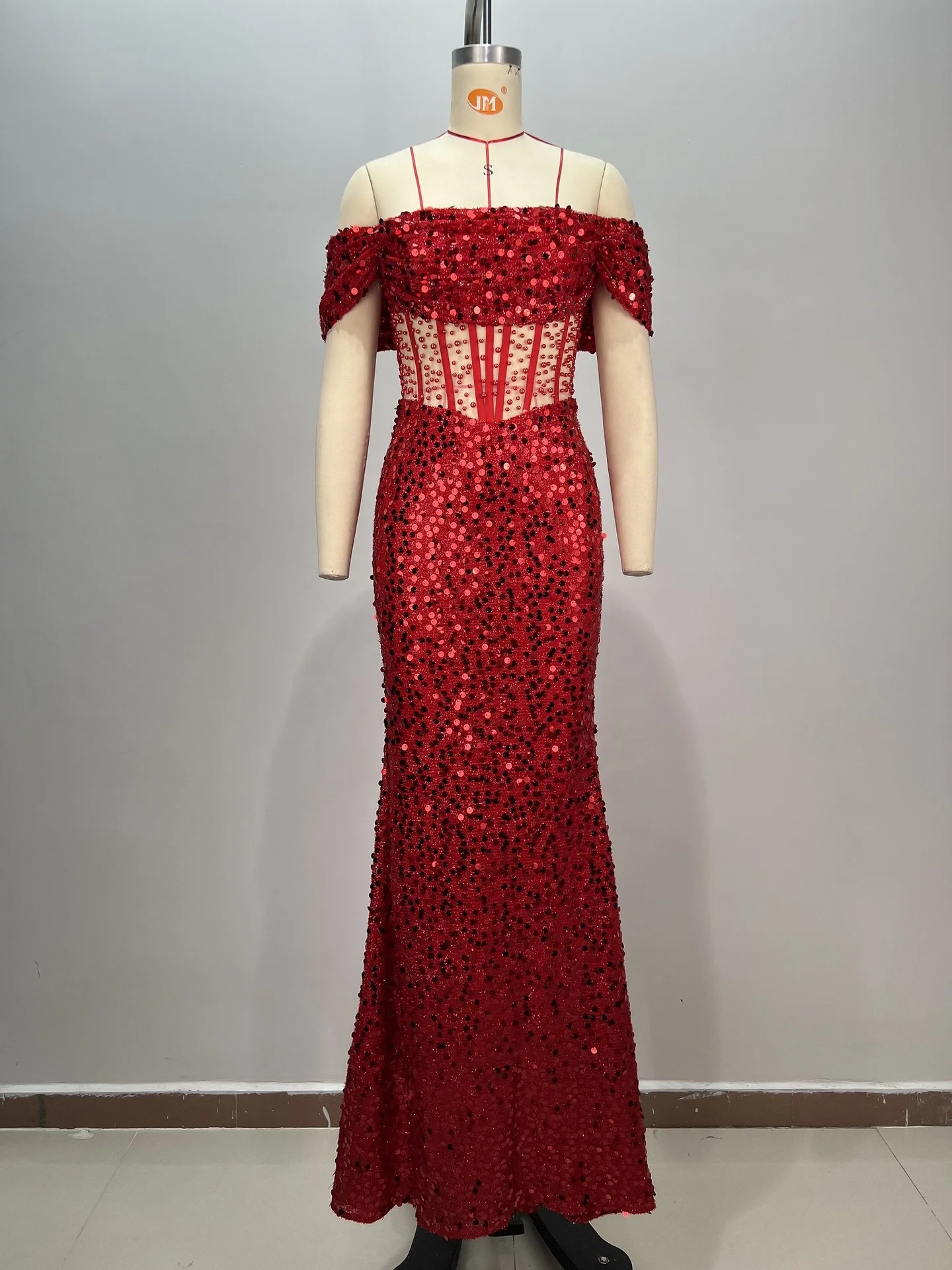 formal extravagant dresses Luxury Evening Gown White and Blue Shiny XXXL / Blue / Lace