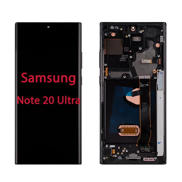 For Samsung S20 Ultra LCD AMOLED LCD Panta lla For Samsung S20 Ultra S20 Plus Display Touchscreen Digiti zer Baugruppe Ersatz