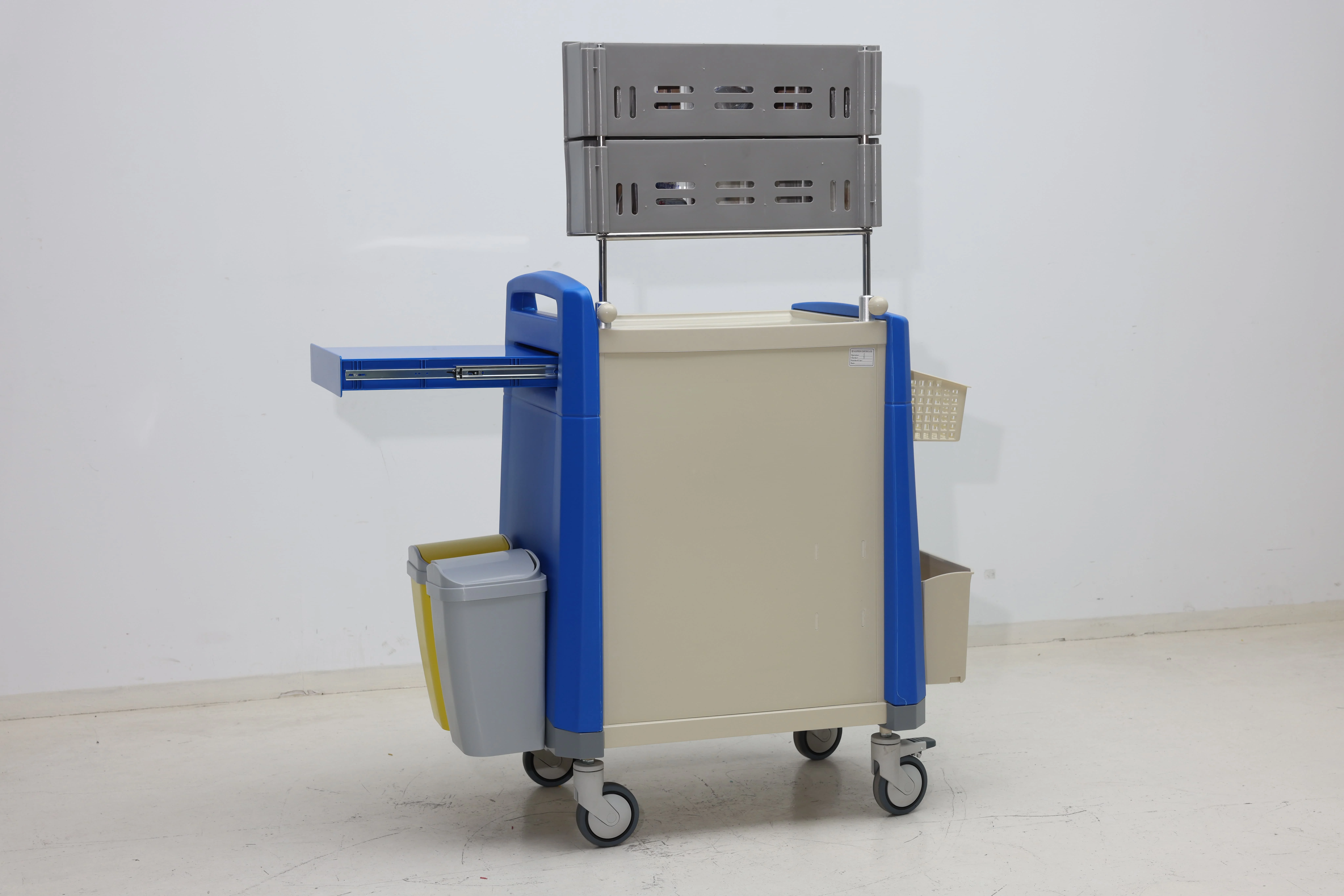 Modern ABS Mobile IV Therapy Station with Expandable Work Surface Convenient for Hospital Mall Hotel Supermarket Use 5