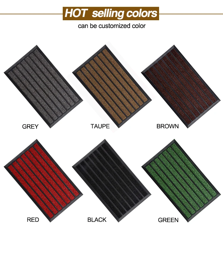 Hot Sell Inside Outside Waterproof Durable Natural Rubber Door Mat wIth Grass Surface(图8)