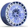 Fresatura blu brillante
