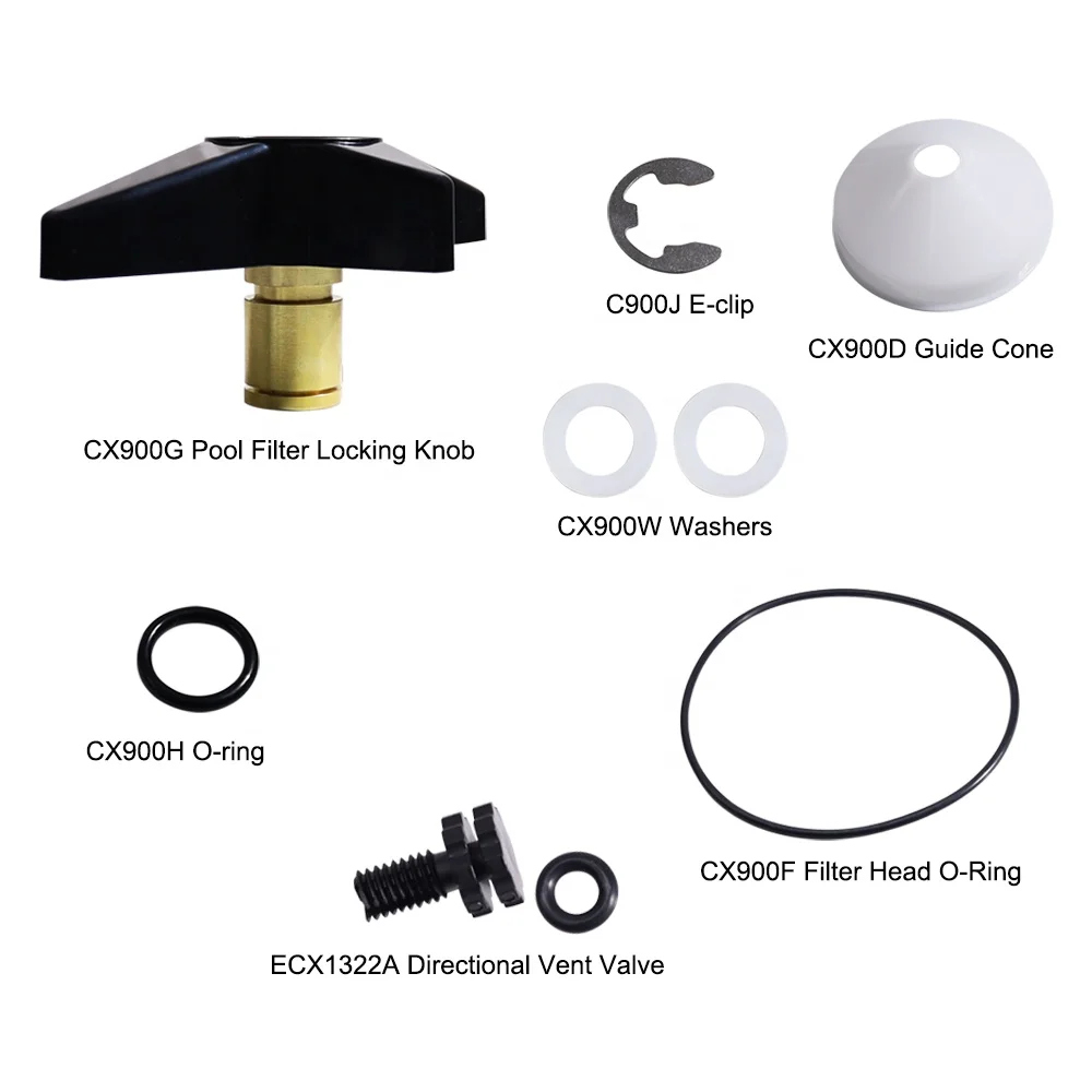 CX900G Verriegelungsknopf & Knauf-Set Für Hayward Star-Clear Plus Poolfilter