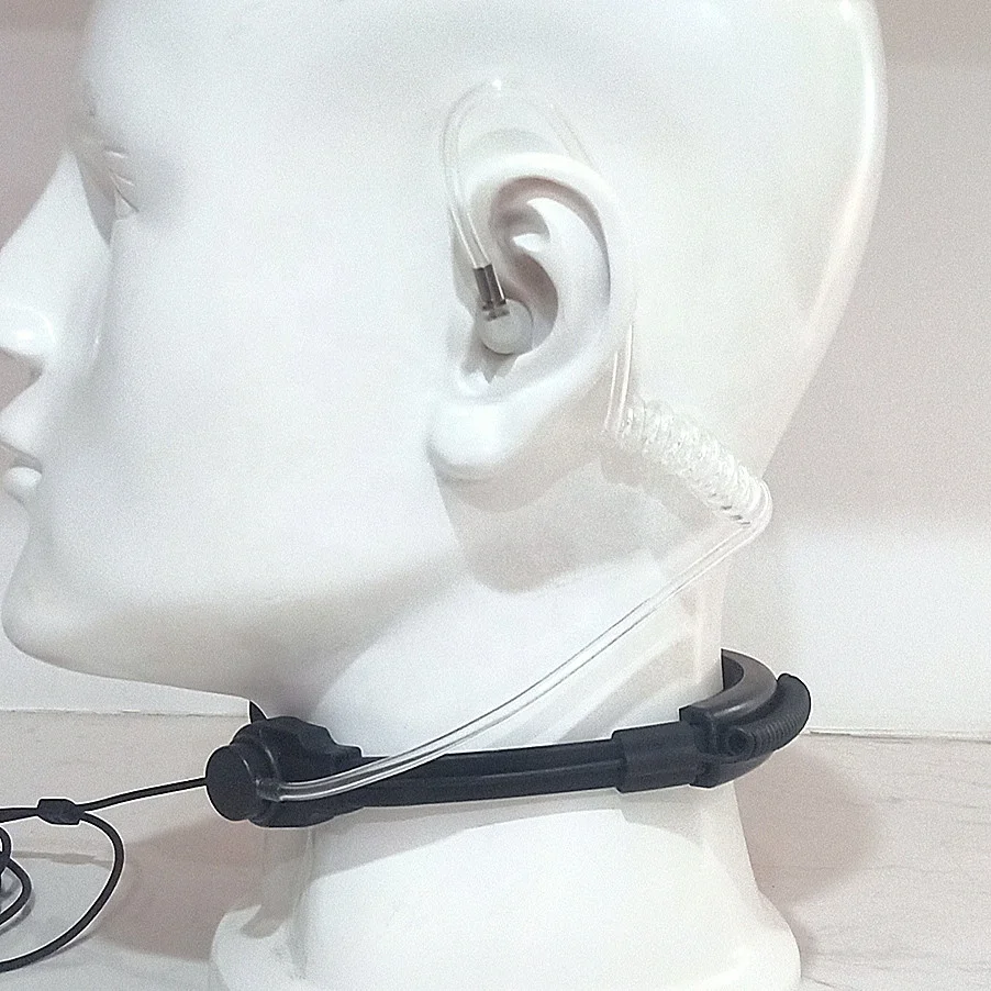 TM2-5 NATO Plug Throat Mic Headset Noise Cancelling