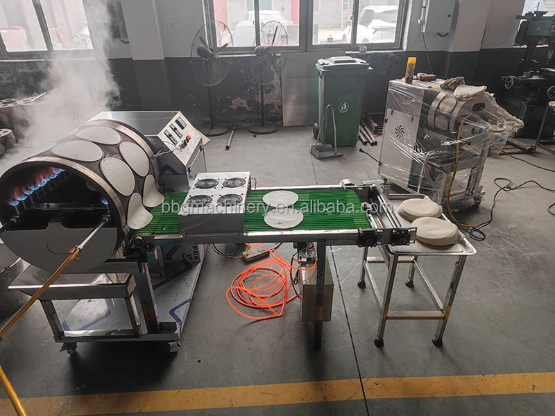 Automatic Commercial Egg Roll Skin Wrapper Maker Pastry Injera Baking ...