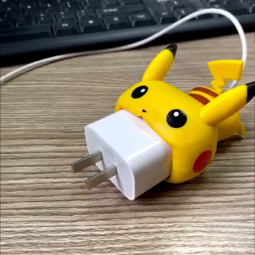 2020 New Big Mouth Bites Pikachu 5w Charger Protector Cover For Huawei 40w  Mobile Phone Cable - Buy Big Mouth Bites Pikachu,Pikachu Charger Protector  For Huawei,Big Mouth Bites Pikachu For Huawei Product