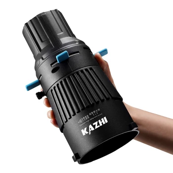 KAZHI Focalize Conical Art Aluminum Alloy Snoot Special Effects Beam Light Cylinder Gobo for Photo Optical Condenser Studio