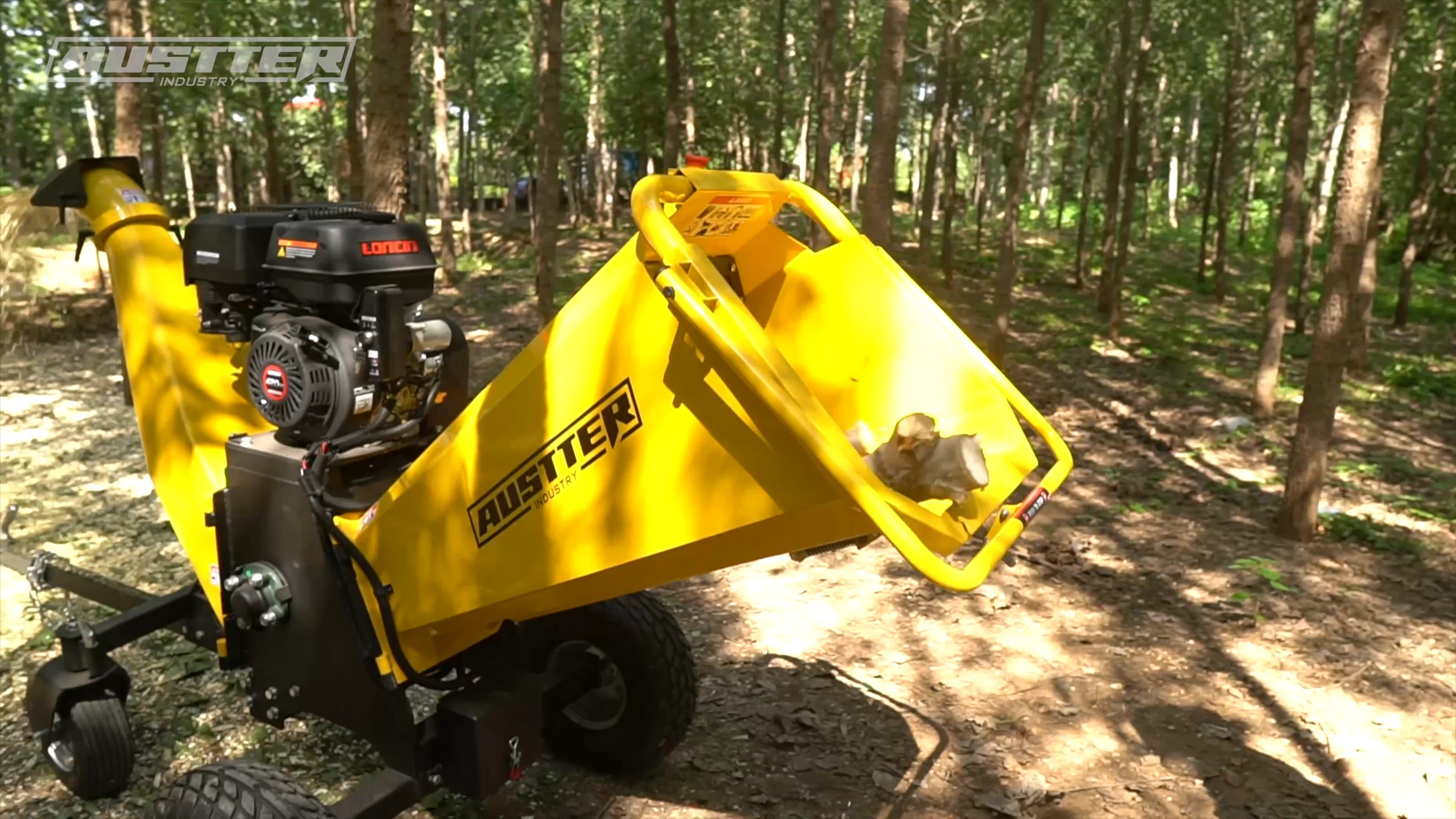 Austter Wood Crusher Wood Chipper Gasoline Tree Branch Shredder Wood