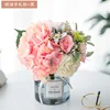 Hydrangea Journal Deep Pink Black Bottle