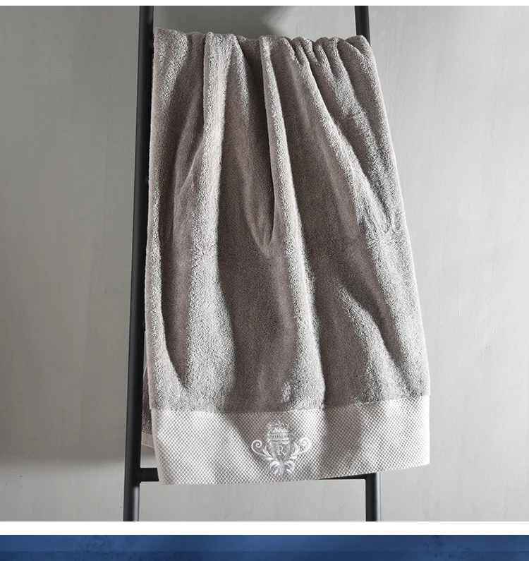 Hotel pure cotton towel enlarged and thickened bath towel bathroom face washing towel set