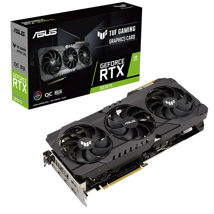中古TUF RTX 3070 TI GAMING OC 8G グラフィックカード、デスクトップ