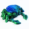 14cm blue and green mechanical crab