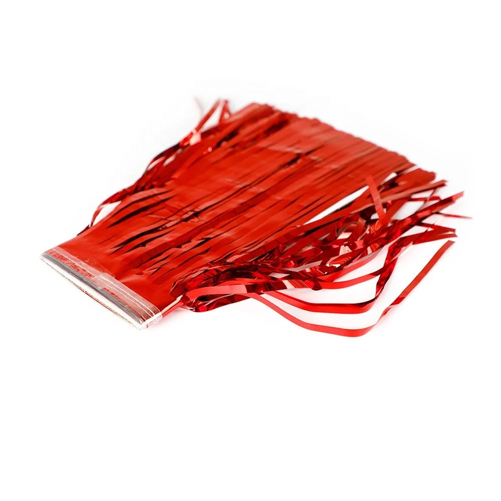 Металлическая фольга бахрома настольная юбка мишура