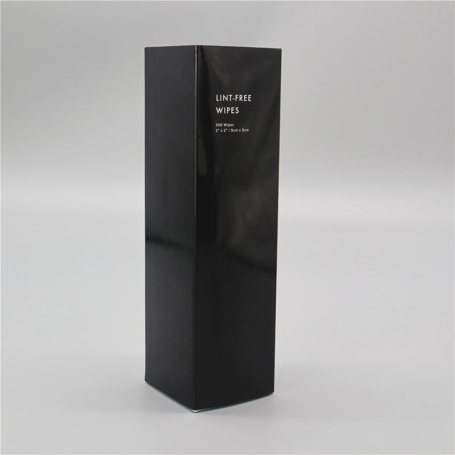 Безворсовые салфетки для ногтей снятия гель-лака хлопковые