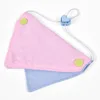 Pure cotton double-sided color-blocked design [Pink and Blue]