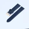 Rose Gold buckle dark blue