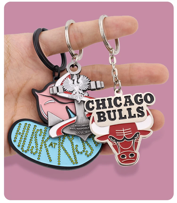 product enamel customized keyring key ring keychains holder key chains custom metal custom logo design wholesale souvenir gifts 2d 3d-11
