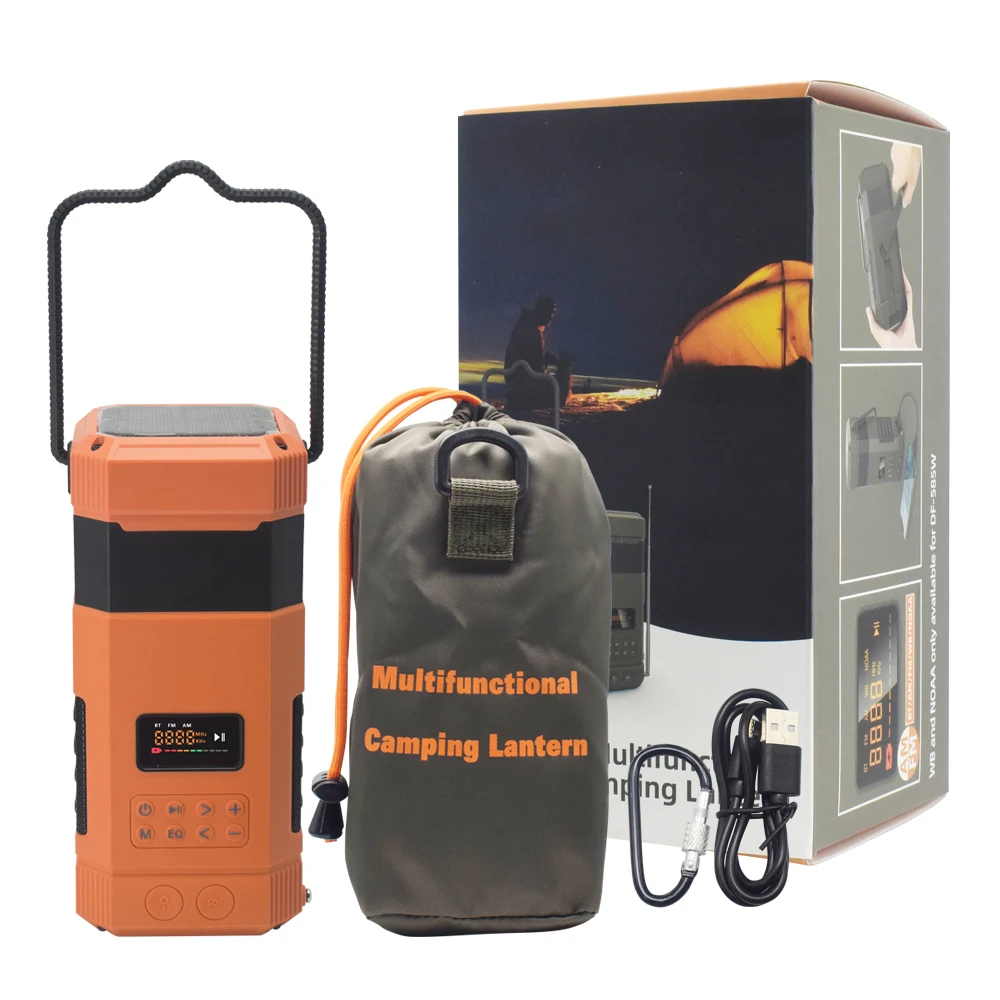 Waterproof Ipx6 Dynamo Hand Crank Fm Emergency Outdoor Solar Radio