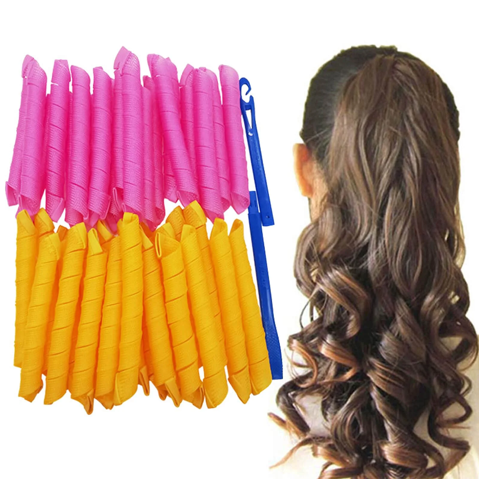 Hot Selling Magic Hair Curlers Curls Styling Kit Diy Heartless Hair Rollers  For Long Hair - Buy Magic Hair Curlers,Heartless Hair Rollers For Long Hair, Hot Selling Hair Curlers Product on 