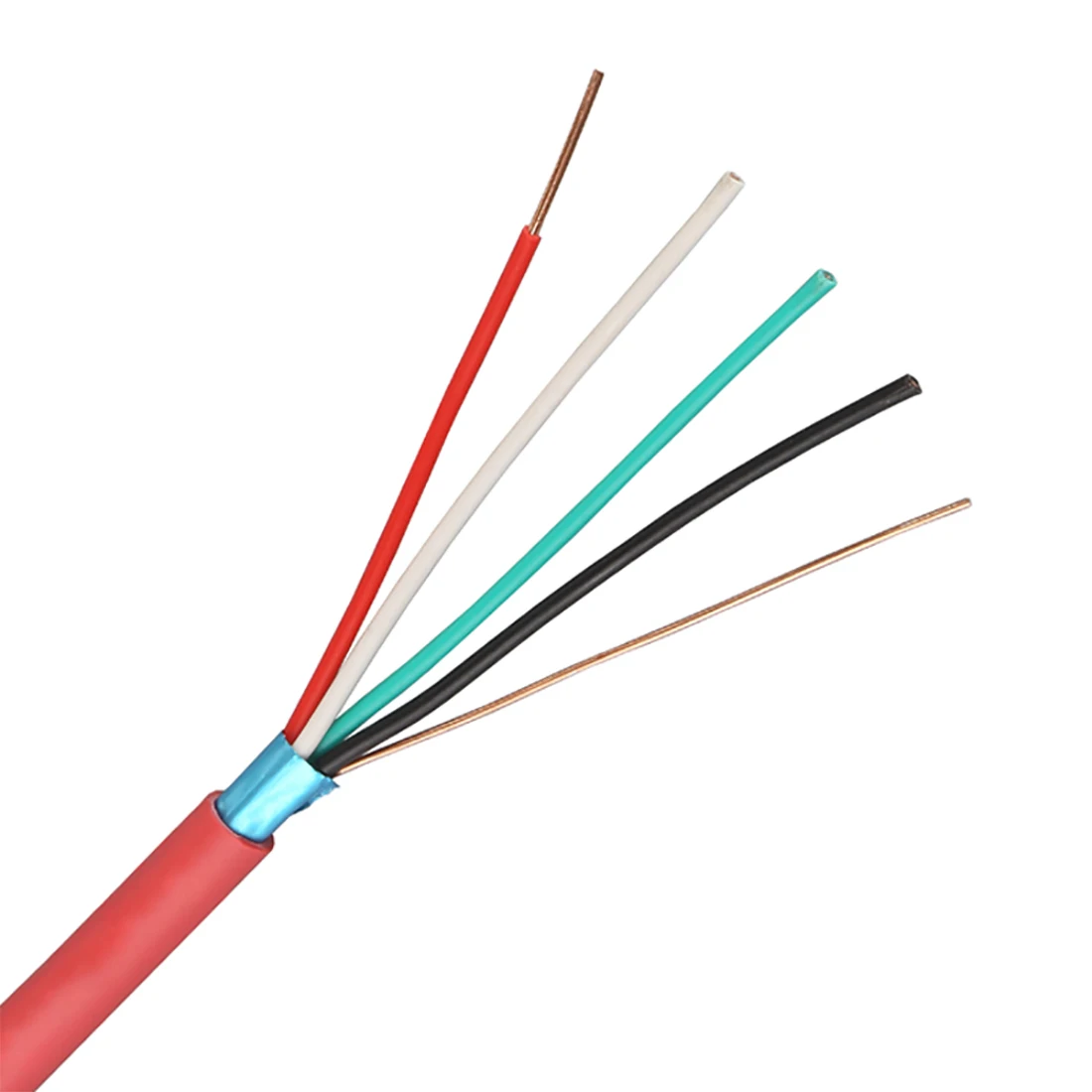 Fire Alarm Cable Fpl Fplr Fplp Fire Rated Cable Solid Red 2 Core 14/16 ...