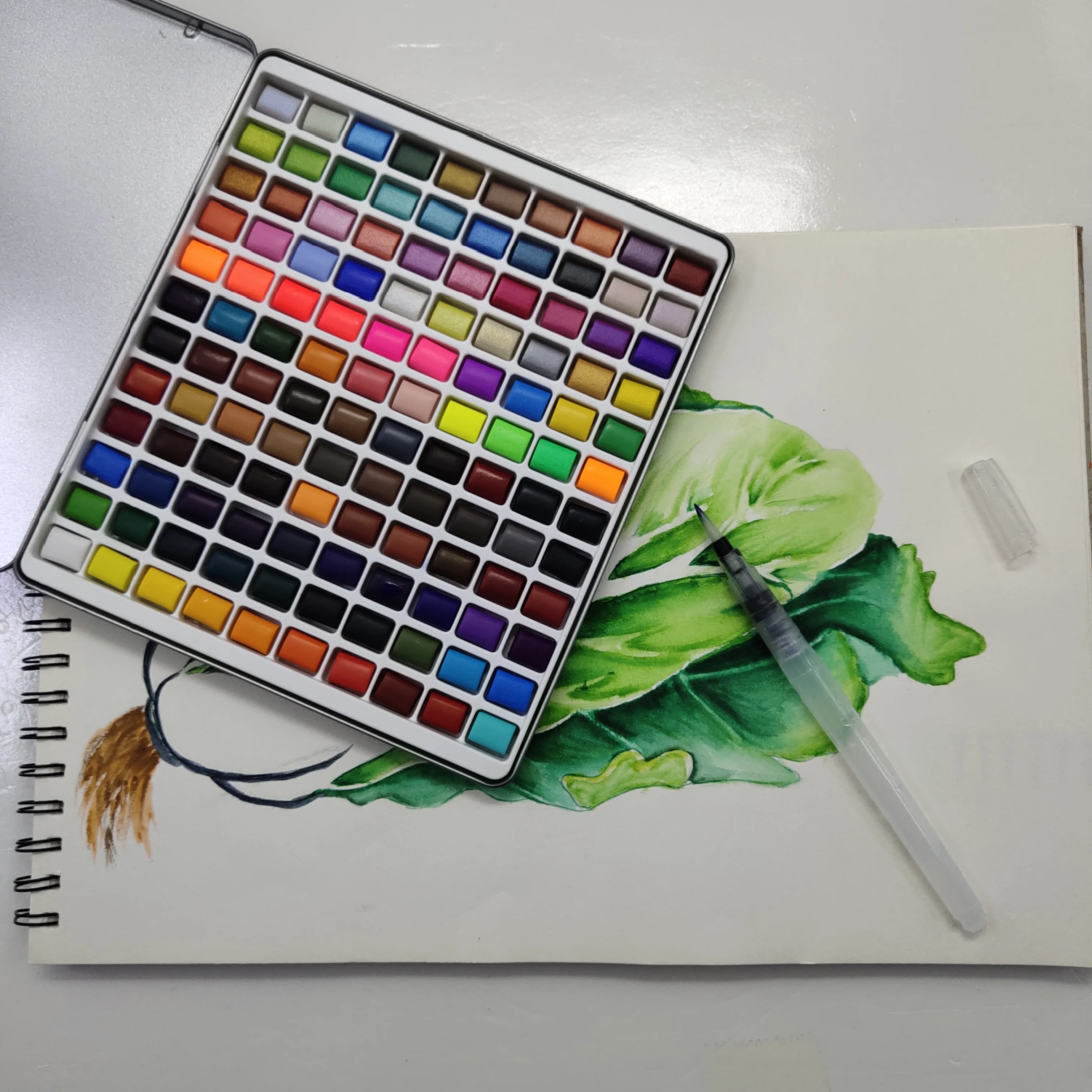 Индивидуальная Акварельная краска 120 набор акварельных красок для художников