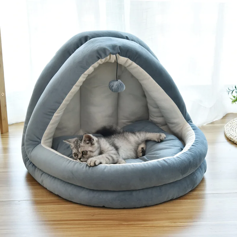 Wholesale Wholesale cute baseball hat dog bed warm cat house pet supplies pet  bed From m.